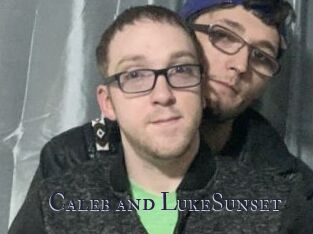 Caleb_and_LukeSunset