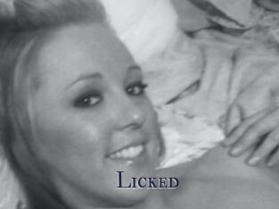 Licked